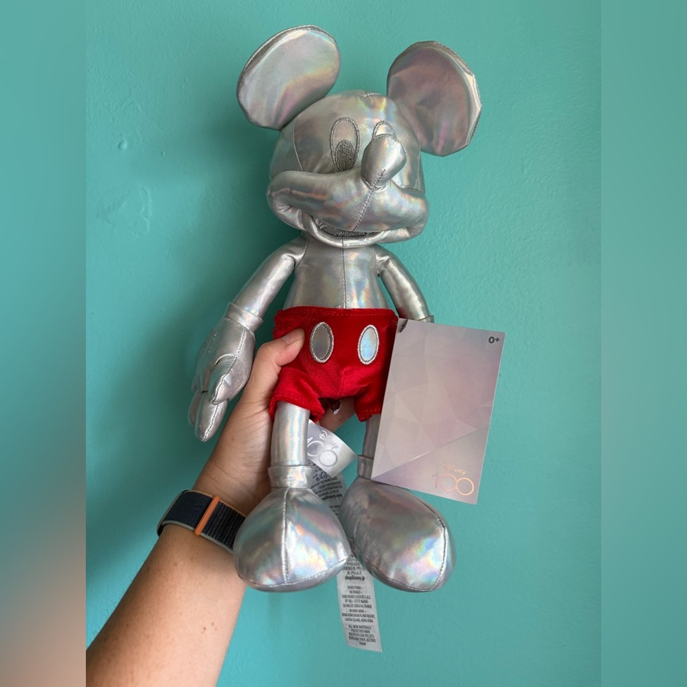 NWT Disney Platinum 100 Anniversary Mickey Mouse Plush